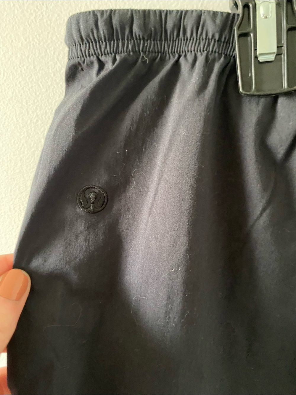 Lululemon Cotton-Blend Poplin High-Rise Short 4" Black XL EUC Athleisure Running - Picture 4 of 6